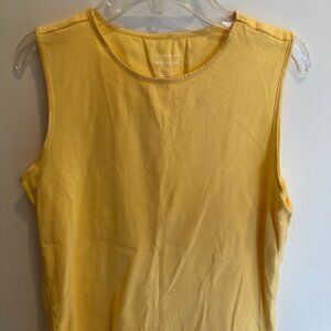 Christopher & Banks Layer Your Look Yellow Tank Size M